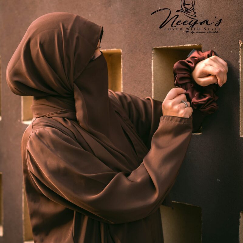 Hijab and Niqab (Brown)