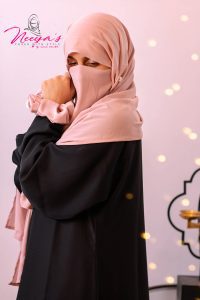 Hijab and Niqab (Light Pink)