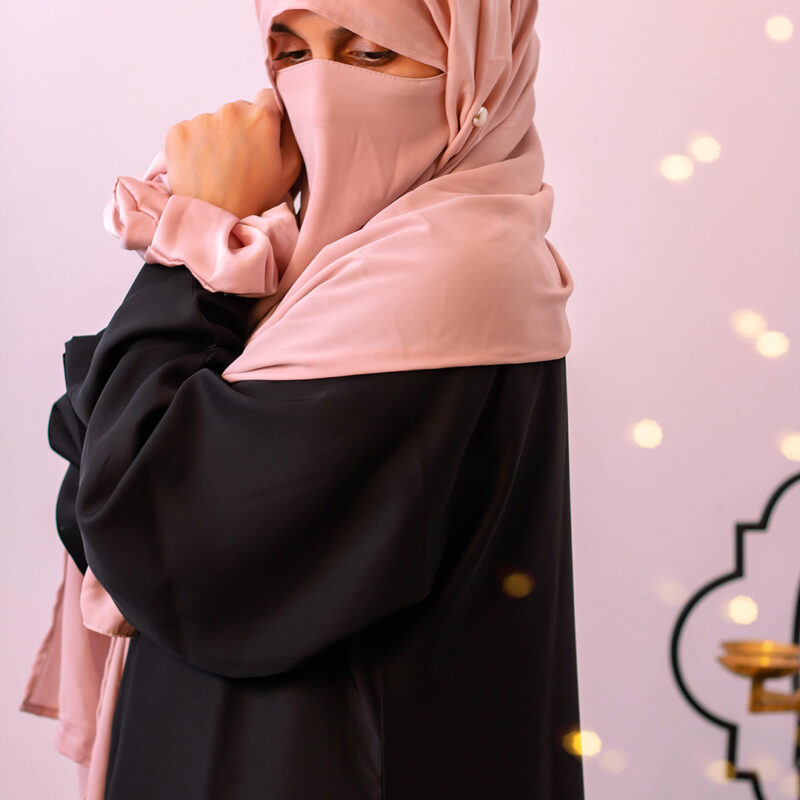 Hijab and Niqab (Light Pink)