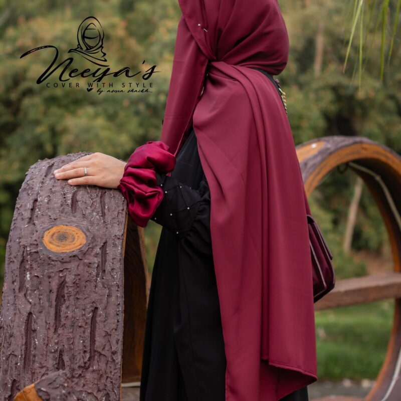 Hijab and Niqab (Maroon)