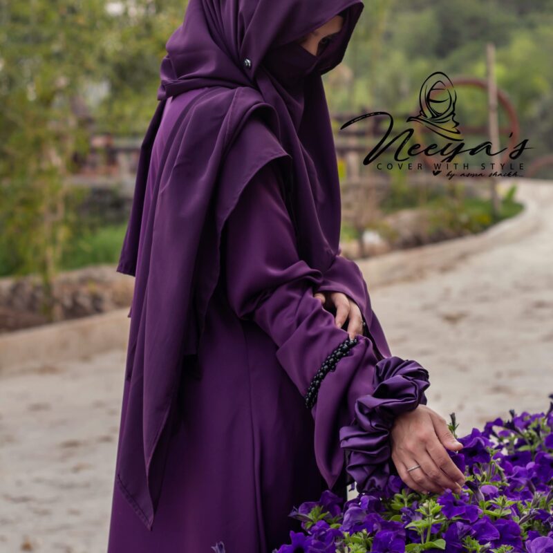 Hijab and Niqab (Purple)