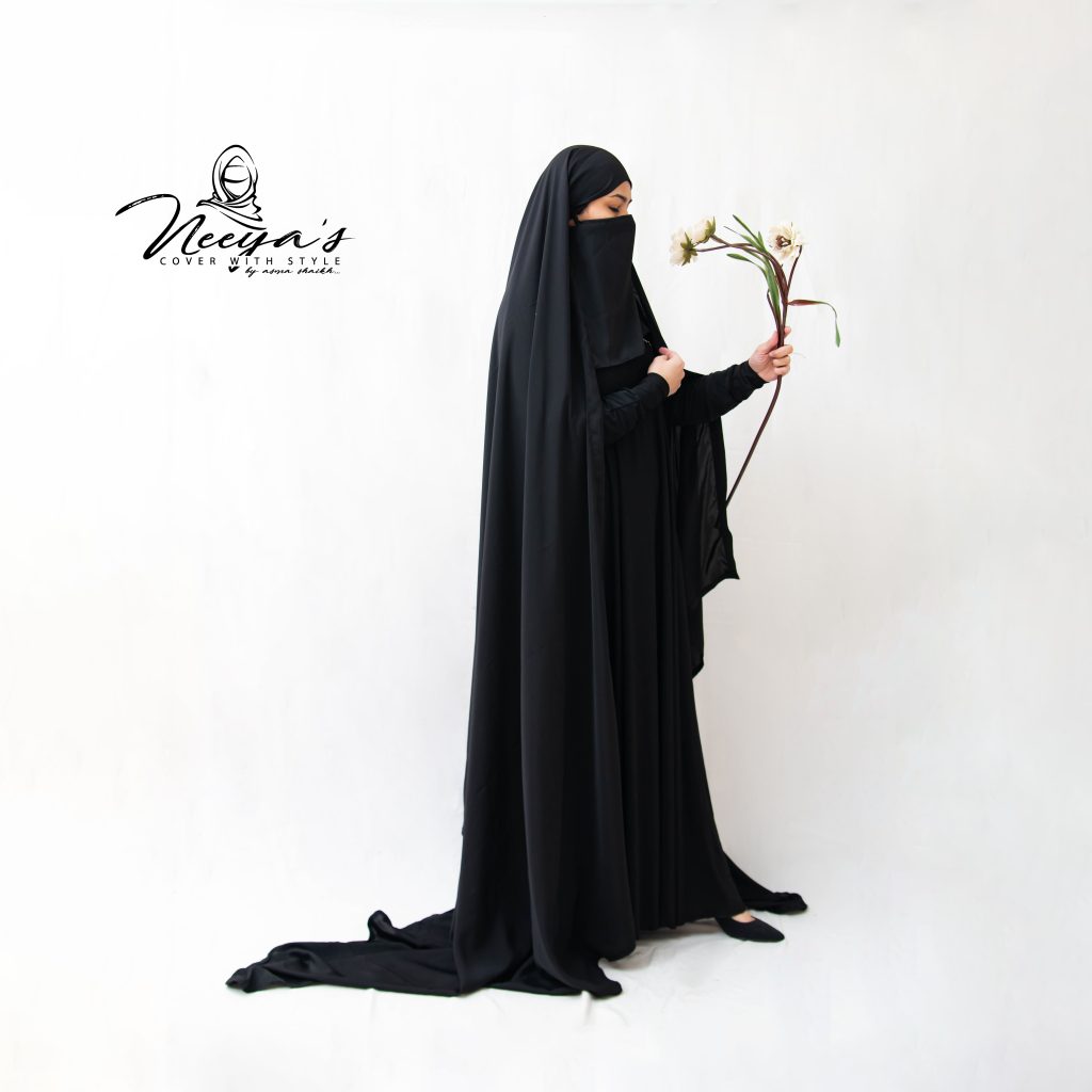 Niqab Chaader - Black