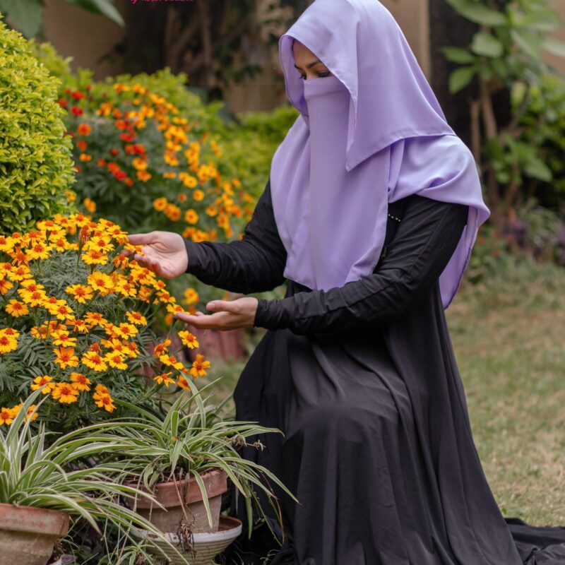 Hijab and Niqab (Mauve)