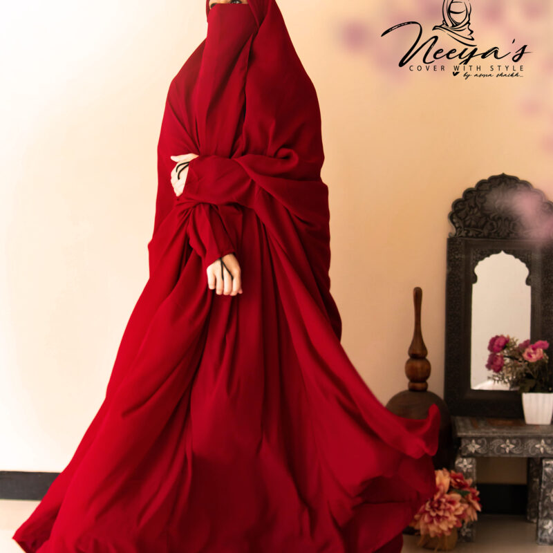Redish mahroon Khimaar