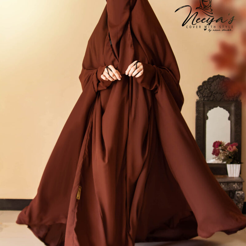 Dark Brown Khimaar