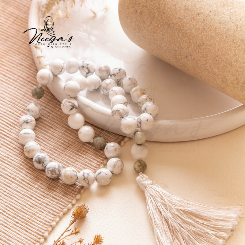 White howlite Tasbeeh